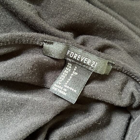 Forever 21 Black Self-Tie Halter Deep Cut Chest Bodysuit - Picture 12 of 12